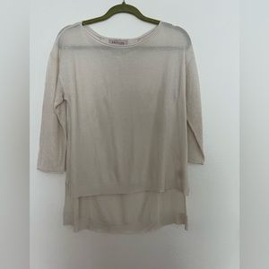 Philosophy 3/4 sleeves high low length